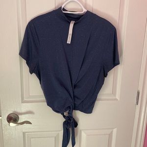 Lululemon Self Tie wrap back tee